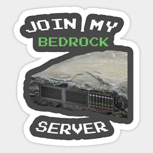 Join My Bedrock Server Sticker